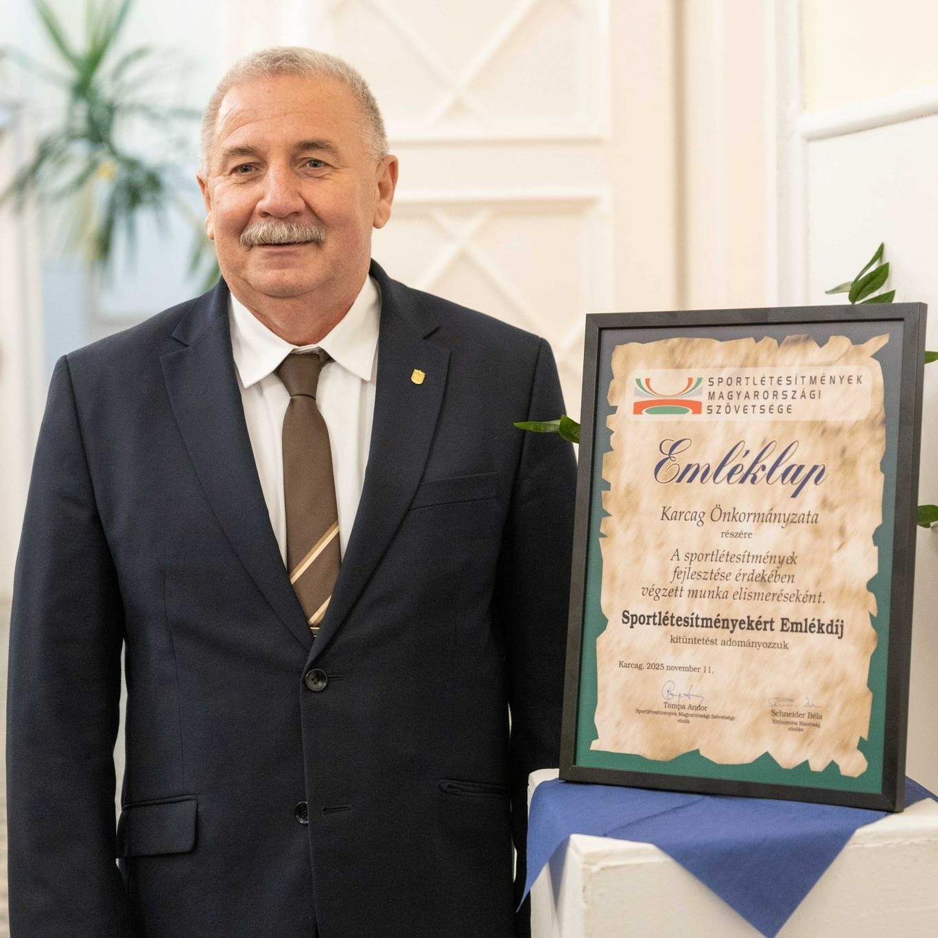 Nagy megtiszteltetésben volt része városunknak